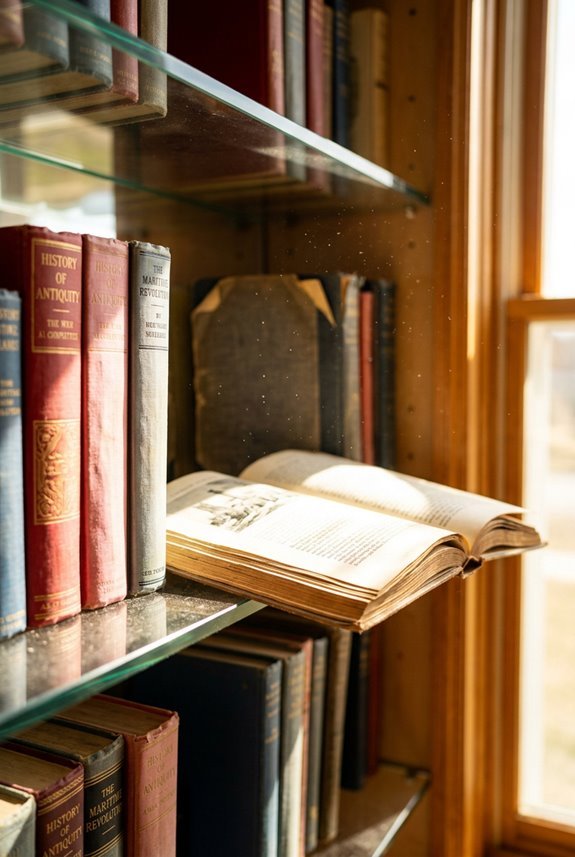 Glass Shelves for Book Storage: 10 Reasons They Might Not Be Good 2 sunlight harms books through glass