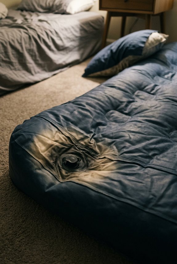 temperature driven overnight deflation causes