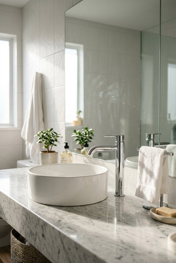What Is a Bathroom Vanity? 2 vanity integrates sink storage